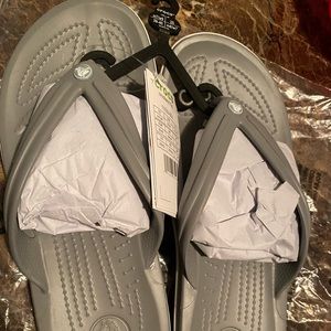 Croc flip flops
